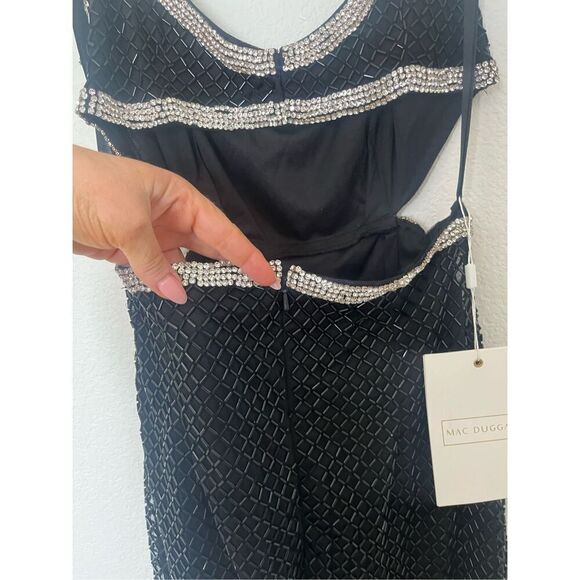 Mac Duggal 94047 Cutout Waist Scoop Neck Dress NEW NWT - Picture 9 of 12